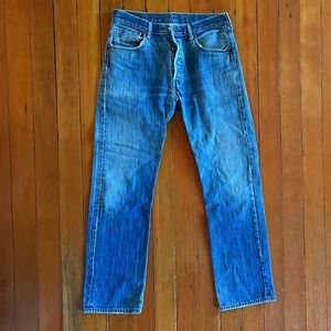 Levis 501 Shrink To Fit, #12, Button Fly,... Already Shrunk!! now: 33 x 32½